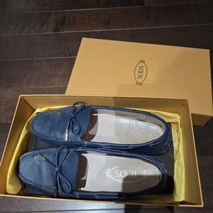 Tod's Women's Blue Loafers